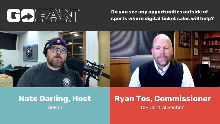Ryan Tos GoFan Digital Ticketing Testimonial